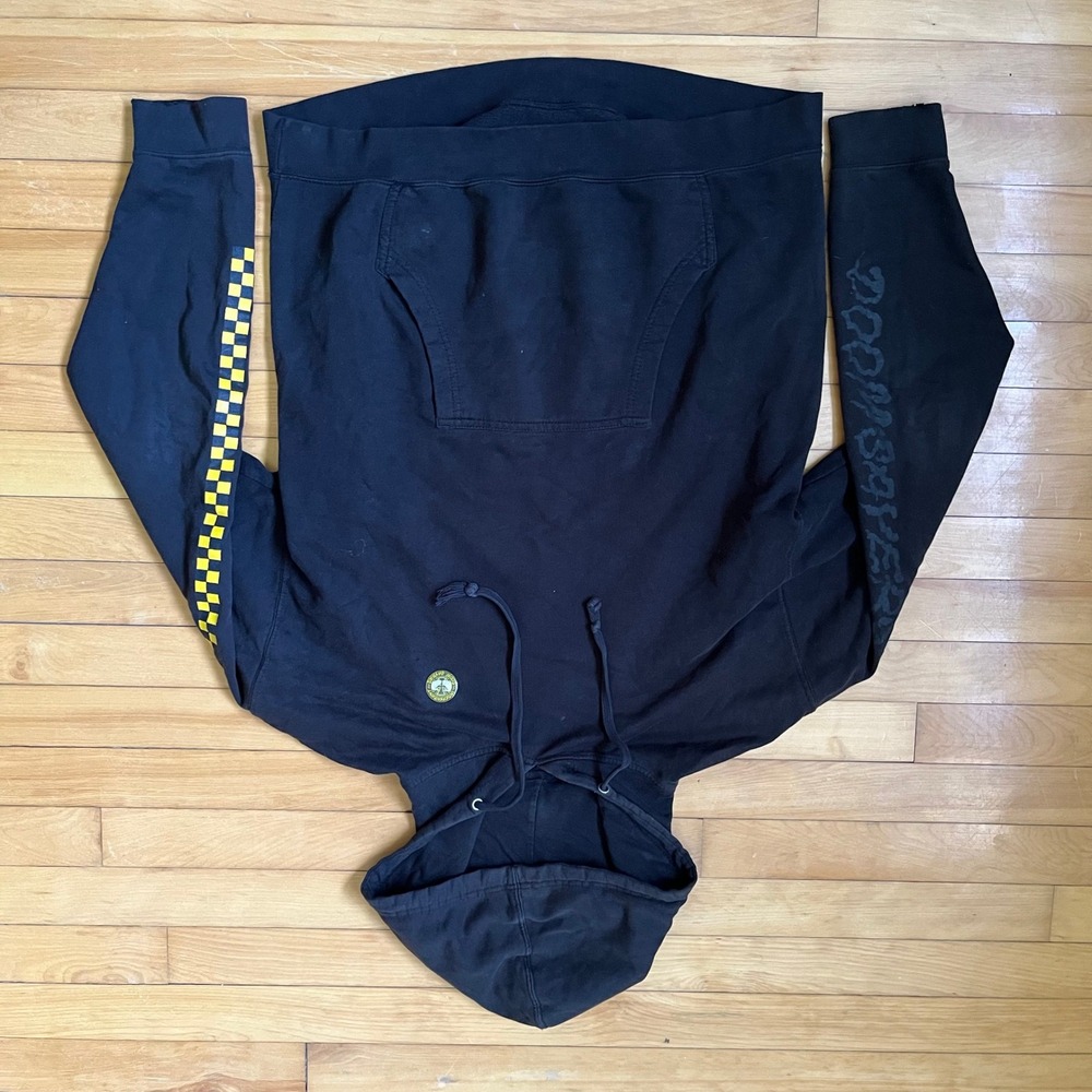 Doomsayers x Independent Truck Co Black Checkerboard Graphic Hoodie Pullover